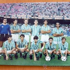 Coleccionismo deportivo: BETIS 1986 - FOTO/POSTAL TAMAÑO 24X18. Lote 39029070