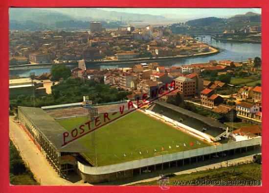 Postal Futbol Campo Estadio Pontevedra Vista Comprar Postales