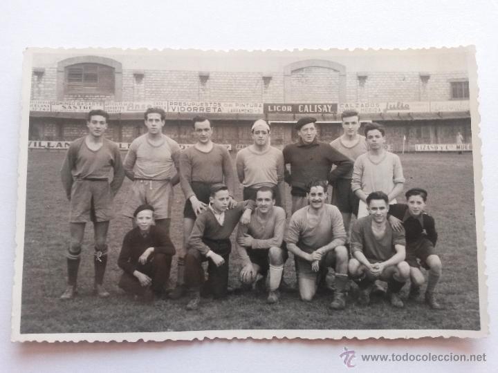 Collezionismo sportivo: Postal-foto de futbol antigua de 13,5 x 8,8 cms