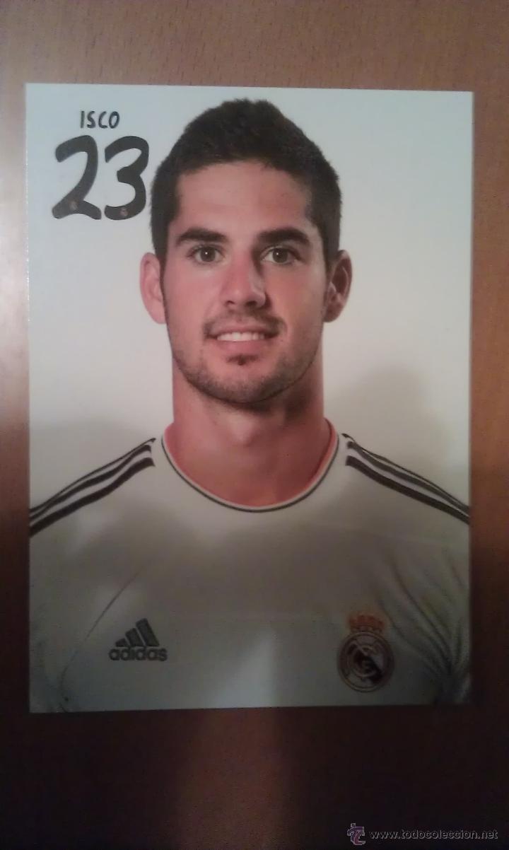 Coleccionismo deportivo: Postal de Isco con el Real Madrid - goly - Foto 1