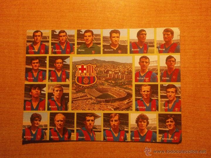 Coleccionismo deportivo: POSTAL  C. F. BARCELONA. SIN CIRCULAR - Foto 1