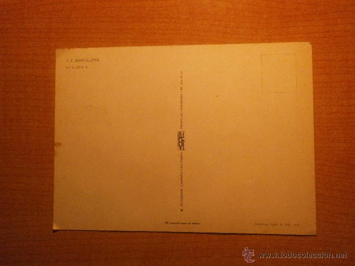 Coleccionismo deportivo: POSTAL  C. F. BARCELONA. SIN CIRCULAR - Foto 2