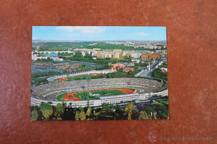 Coleccionismo deportivo: POSTAL ESTADIO OLIMPICO DE ROMA 1970 - Foto 1