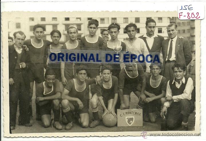 Collezionismo sportivo: (F-802)FOTOGRAFIA DEL CLUB DE FUTBOL MONTEMAR