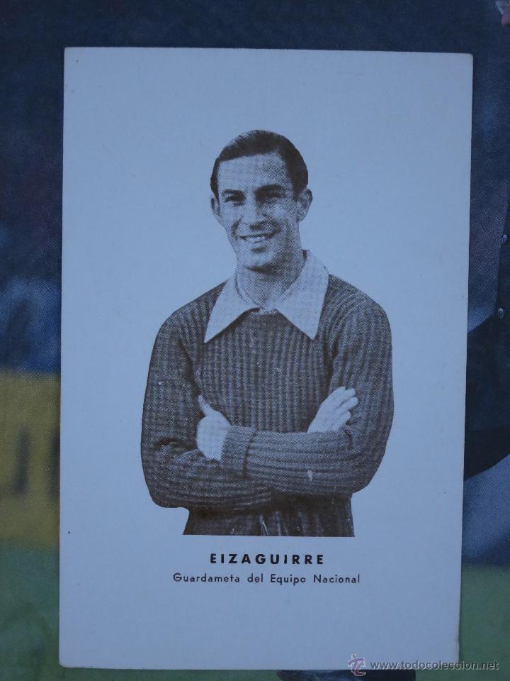 Collectionnisme sportif: Eizaguirre, Guardameta del Equipo Nacional. A&ntilde;os 30