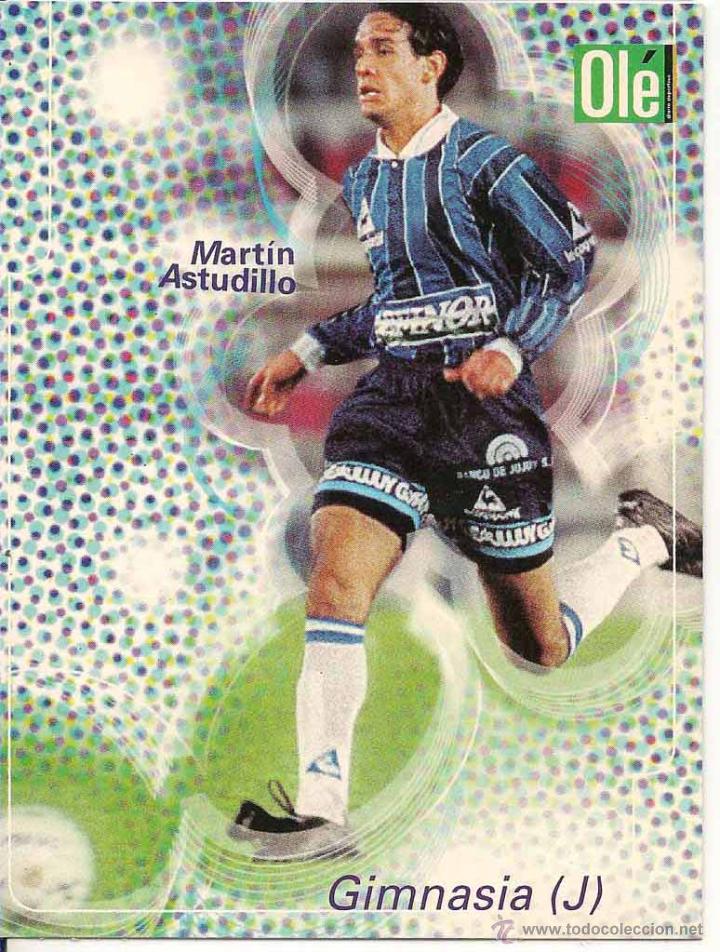 Collezionismo sportivo: Tarjet&oacute;n de Mart&iacute;n Astudillo (Gimnasia de Jujuy) 1999