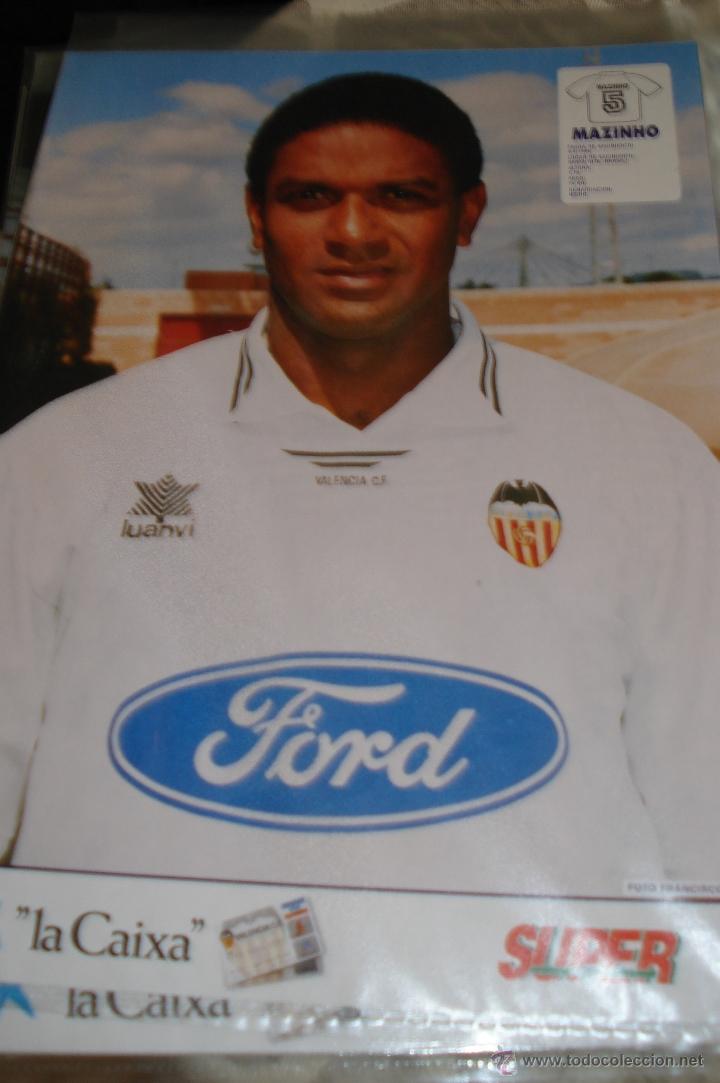 Coleccionismo deportivo: POSTAL - MAZINHO - VALENCIA C.F - Foto 1