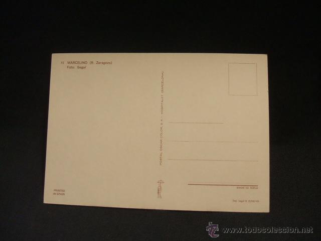Coleccionismo deportivo: POSTAL - MARCELINO - REAL ZARAGOZA - - Foto 2