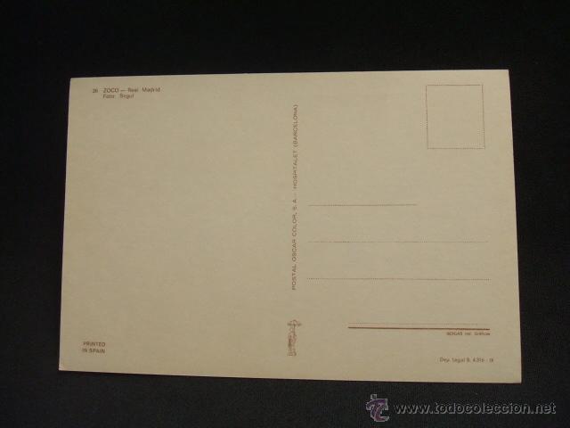 Coleccionismo deportivo: POSTAL - ZOCO - REAL MADRID - - Foto 2