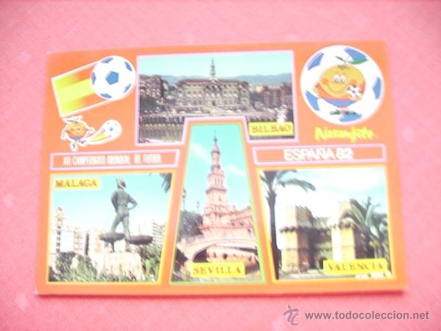 Colecionismo desportivo: POSTAL  ESPA&Ntilde;A 1982  CUATRO SEDES
