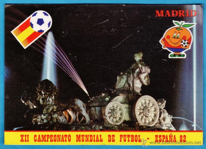 Coleccionismo deportivo: postal - campeonato mundial futbol - españa 82 - madrid / la cibejes - escrita - ed. pagsa -año 1979