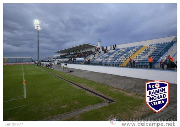 Colecionismo desportivo: Estadio Kamen Ingrad (NK ??Kamen Ingrad, Croacia) postal - Tama&ntilde;o: 15x10 cm. aprox