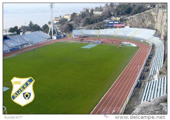 Colecionismo desportivo: Estadio Kantrida (HNK Rijeka, Croacia) postal - Tama&ntilde;o: 15x10 cm. aprox