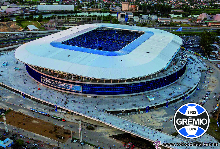 Collectionnisme sportif: ESTADIO DE BRASIL-Arena do Gremio estadio