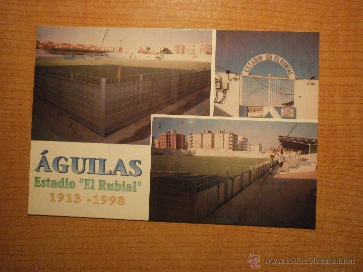 Coleccionismo deportivo: POSTAL AGUILAS (MURCIA) EL RUBIAL AGUILAS C.F. SIN CIRCULAR