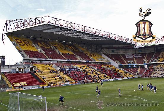 Coleccionismo deportivo: ESTADIOS DE INGLATERRA-Bradford City estadio