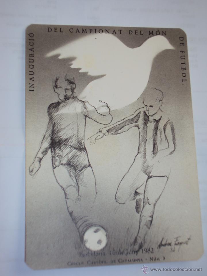 Colecionismo desportivo: ESPA&Ntilde;A 82. PROVA D'IMPRENTA n&ordm; 3.