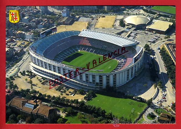 Collezionismo sportivo: POSTAL FUTBOL CAMPO ESTADIO FC BARCELONA , ORIGINAL