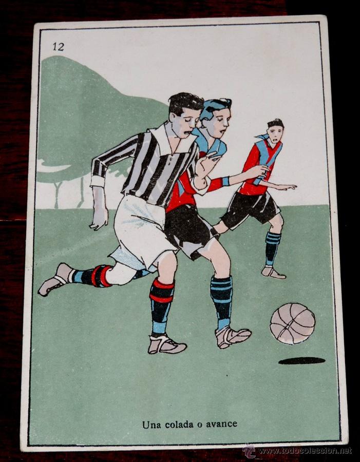 Collectionnisme sportif: POSTAL DE FUTBOL N&ordm; 12 PUBLICIDAD DE BESOY, FARMACIA, A&Ntilde;OS 20