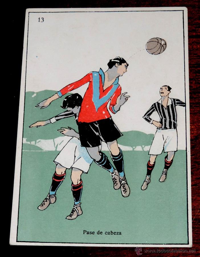 Collectionnisme sportif: POSTAL DE FUTBOL N&ordm; 13 PUBLICIDAD DE BESOY, FARMACIA, A&Ntilde;OS 20
