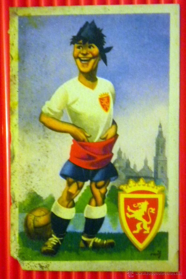 Coleccionismo deportivo: POSTAL ANTIGUA REAL ZARAGOZA - Foto 1