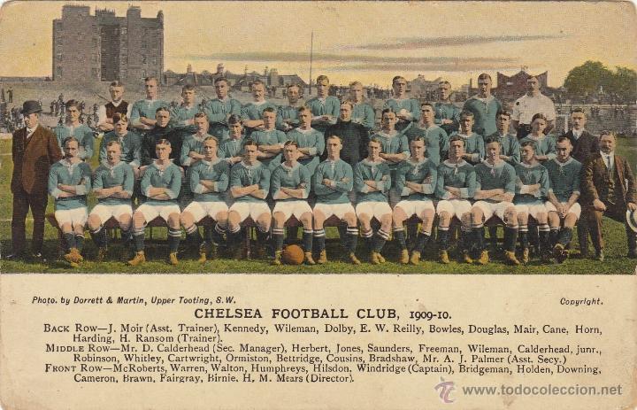 Postal chelsea football club.temp.1909/10.muy a - Sold through ...