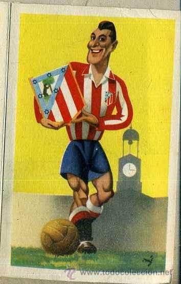 Coleccionismo deportivo: POSTAL JUFRAN ATLETICO MADRID - Foto 1