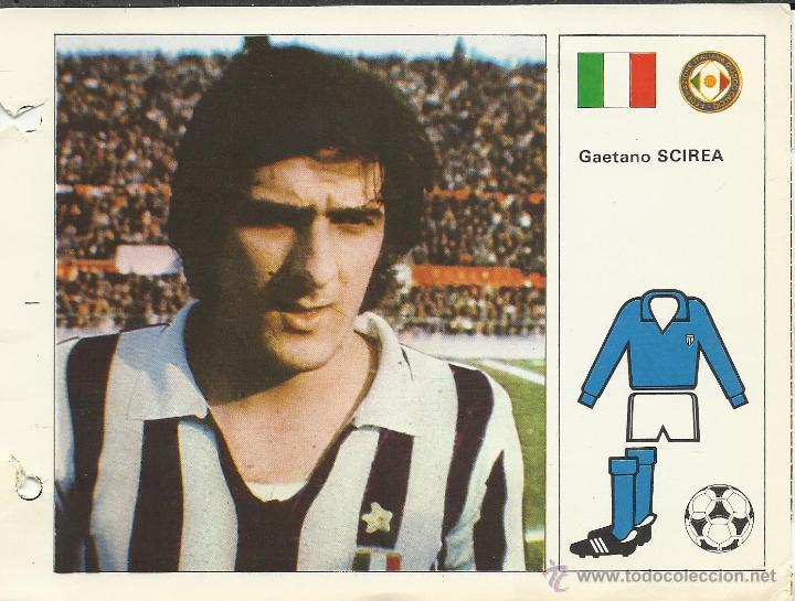 Colecionismo desportivo: FICHA DE18 x 13 cm. DE LA SELECCION ITALIANA SCIREA DEL MUNDIAL 82