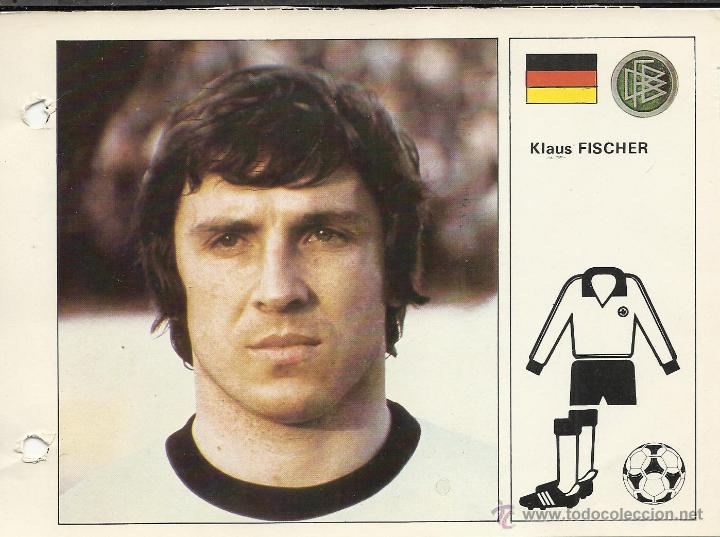 Collectionnisme sportif: FICHA DE18 X 13 CM. DE LA SELECCION ALEMANIA FEDERAL FISCHER DEL MUNDIAL 82