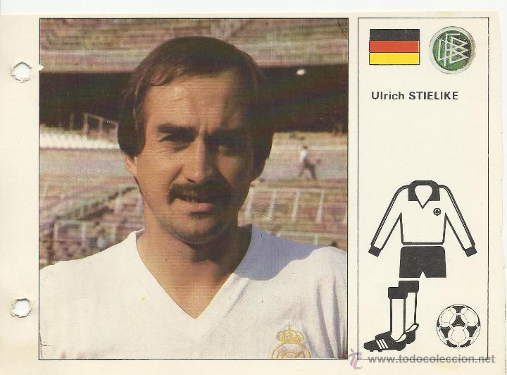 Collectionnisme sportif: FICHA DE18 X 13 CM. DE LA SELECCION ALEMANIA FEDERAL STIELIKE DEL MUNDIAL 82