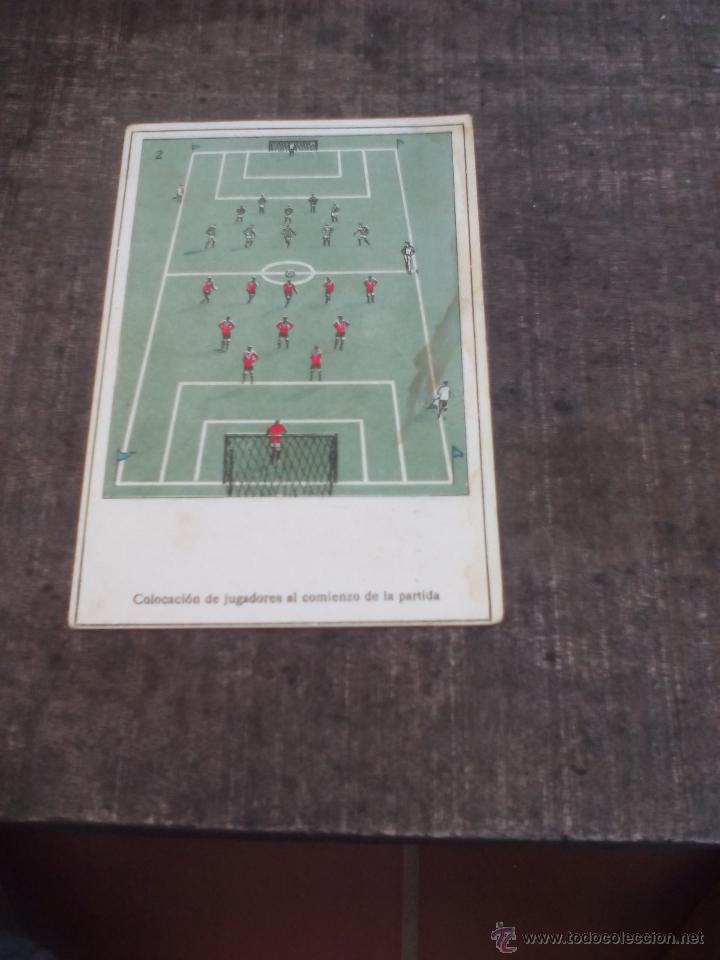 Colecionismo desportivo: Antigua Postal n&ordm; 2 de Futbol. Publicidad de Laboratorios de faramacia. Besoy, Cordoba. Inicio