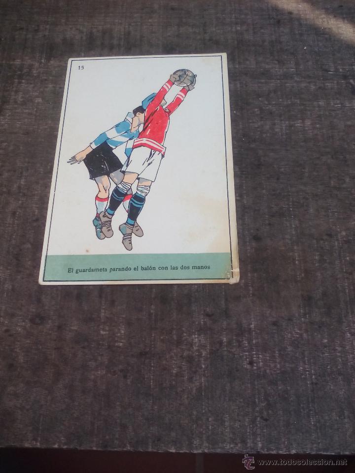 Colecionismo desportivo: Antigua Postal n&ordm; 15 de Futbol. Publicidad de Laboratorios de faramacia. Besoy, Cordoba. Portero.
