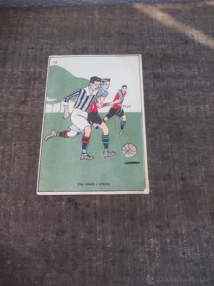 Colecionismo desportivo: Antigua Postal n&ordm; 12 de Futbol. Publicidad de Laboratorios de faramacia. Besoy, Cordoba.
