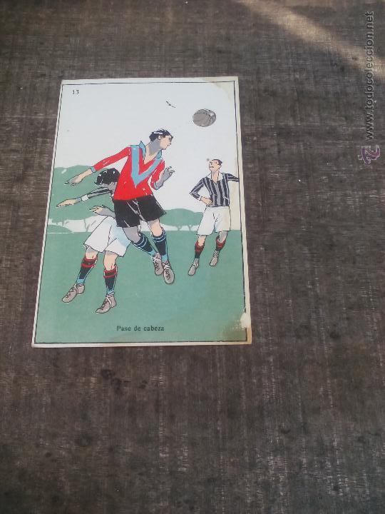 Colecionismo desportivo: Antigua Postal n&ordm; 13 de Futbol. Publicidad de Laboratorios de faramacia. Besoy, Cordoba.