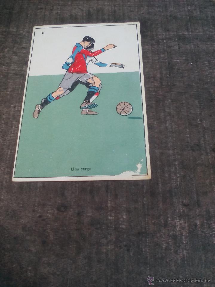 Colecionismo desportivo: Antigua Postal n&ordm; 8 de Futbol. Publicidad de Laboratorios de faramacia. Besoy, Cordoba.