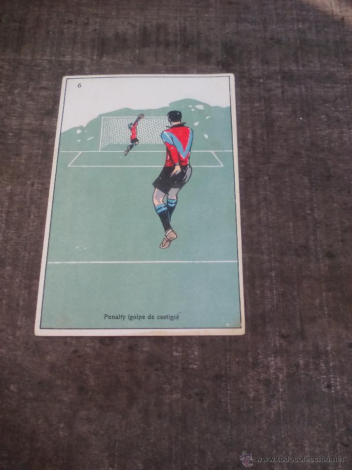 Colecionismo desportivo: Antigua Postal n&ordm; 6 de Futbol. Publicidad de Laboratorios de faramacia. Besoy, Cordoba.