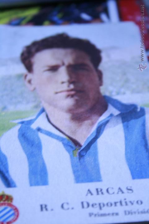 Collezionismo sportivo: POSTAL CROMO R. C. D. ESPA&Ntilde;OL ESPANYOL ARCAS CASTELLBLANCH ORIGINAL 1952