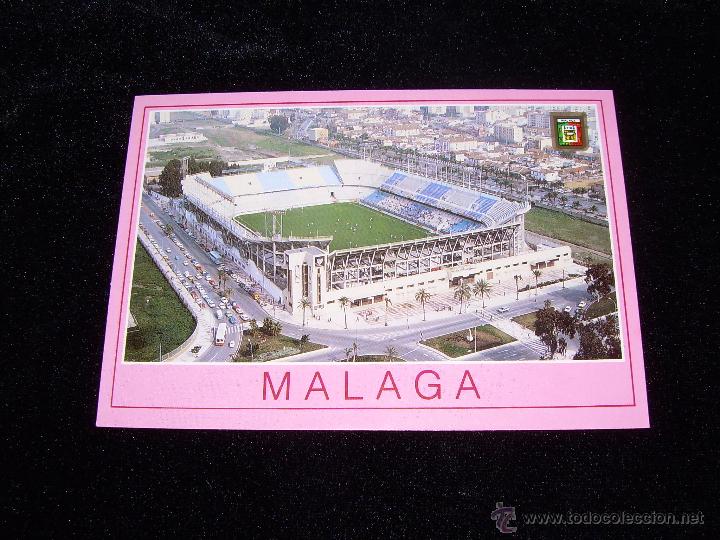 Coleccionismo deportivo: POSTAL MALAGA - CAMPO DE FUTBOL DE LA ROSALEDA