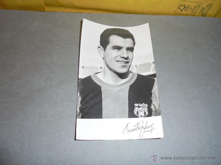 Colecionismo desportivo: C. DE FUTBOL BARCELONA POSTAL A&Ntilde;OS 50/60 FOTOGRAFIA INDUSTR. BARCELONA
