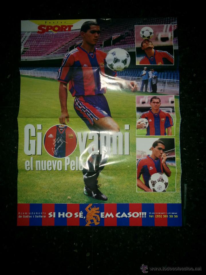 Sammelleidenschaft Sport: Poster Giovanni FCB Bar&ccedil;a