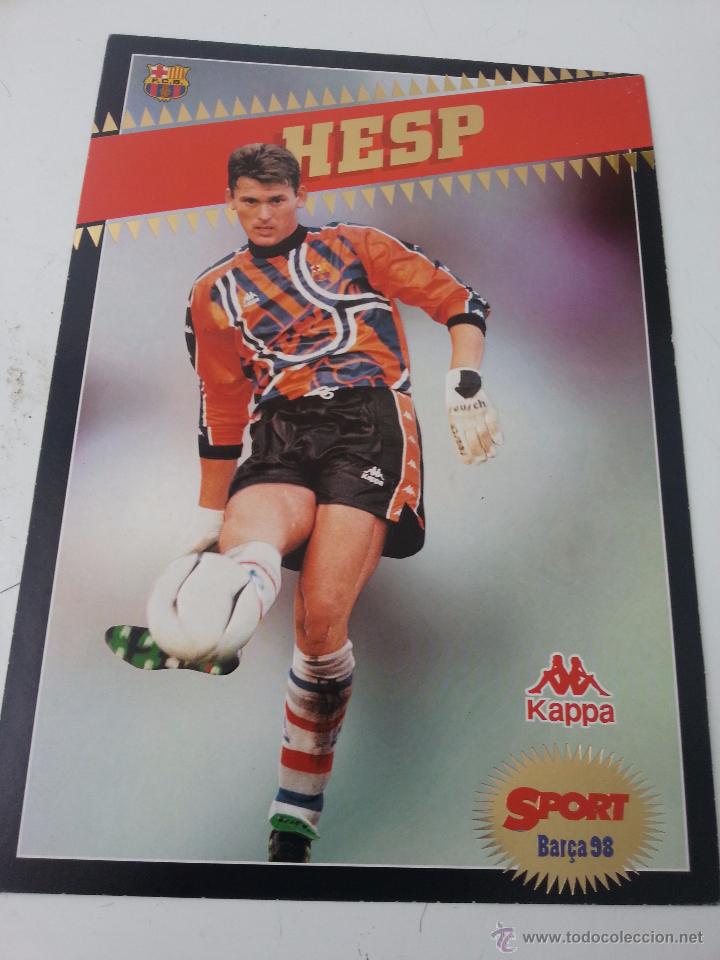 Colecionismo desportivo: POSTAL 30X21 CM DE HESP.SPORT BAR&Ccedil;A 98