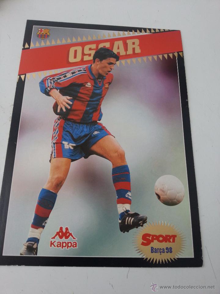 Colecionismo desportivo: POSTAL 30X21 CM DE OSCAR.SPORT BAR&Ccedil;A 98