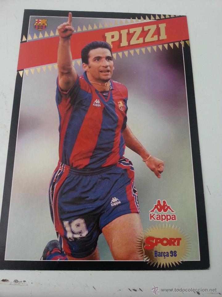 Colecionismo desportivo: POSTAL 30X21 CM DE PIZZI.SPORT BAR&Ccedil;A 98