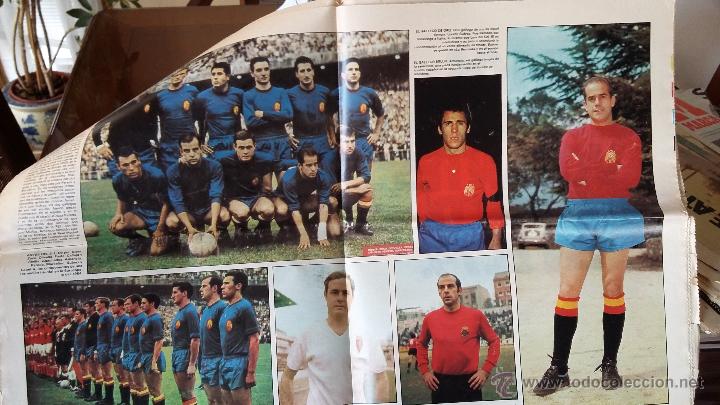 Colecionismo desportivo: SELECCION ESPA&Ntilde;OLA - POSTER CAMPEONA EUROCOPA 1964