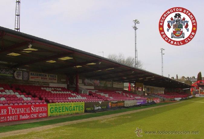Coleccionismo deportivo: Stadium Crown Ground (Accrington Stanley FC,England) postcard - size: 15x10 cm. aprox