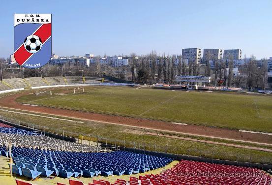 Coleccionismo deportivo: Stadium Stadionul Dunarea (FCM Dunarea Galati, Romania) postcard - size: 15x10 cm. aprox
