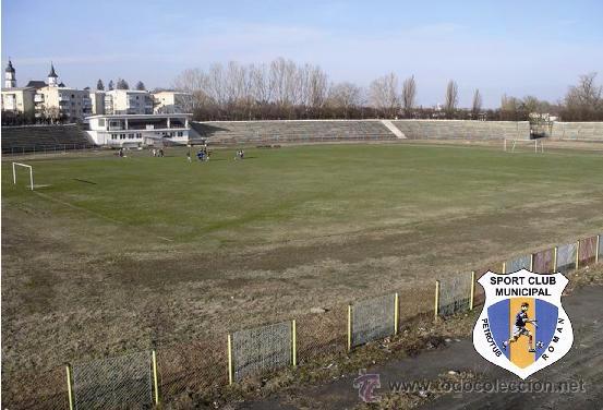 Coleccionismo deportivo: Stadium Stadionul Moldova (Roman) (SCM Petrotub Roman, Romania) postcard - size: 15x10 cm. aprox