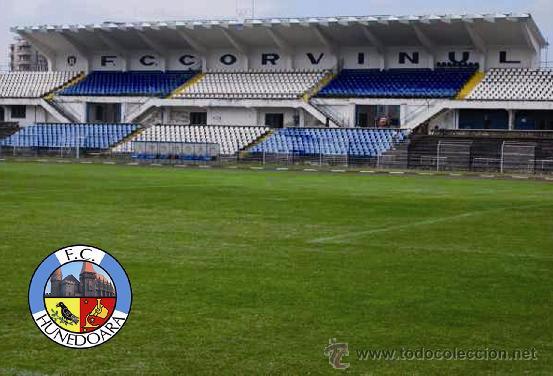 Coleccionismo deportivo: Stadium Stadionul Michael Klein (FC Hunedoara, Romania) postcard - size: 15x10 cm. apr