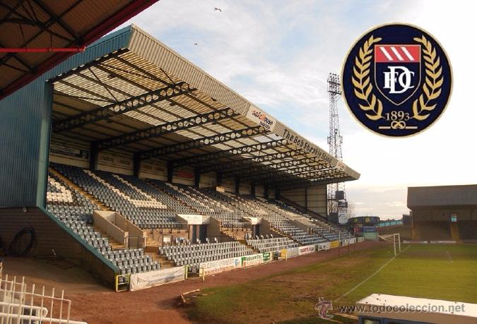 Coleccionismo deportivo: Stadium Dens Park (Dundee FC,Scotland) postcard - size: 15x10 cm. aprox