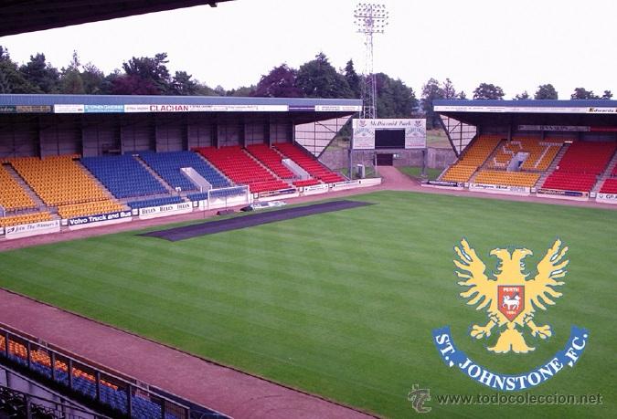 Coleccionismo deportivo: Stadium McDiarmid Park (St. Johnstone FC,Scotland) postcard - size: 15x10 cm. aprox